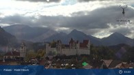 Archiv Foto Webcam Füssen: Blick auf das Hohe Schloss 09:00