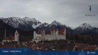 Archiv Foto Webcam Füssen: Blick auf das Hohe Schloss 08:00