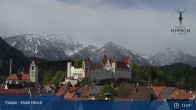 Archiv Foto Webcam Füssen: Blick auf das Hohe Schloss 10:00