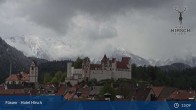 Archiv Foto Webcam Füssen: Blick auf das Hohe Schloss 13:00