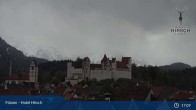 Archiv Foto Webcam Füssen: Blick auf das Hohe Schloss 17:00