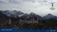 Archived image Webcam High Palace in Füssen 16:00