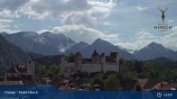 Archived image Webcam High Palace in Füssen 14:00