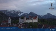Archived image Webcam High Palace in Füssen 20:00