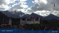 Archiv Foto Webcam Füssen: Blick auf das Hohe Schloss 16:00