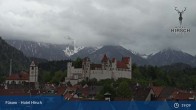 Archiv Foto Webcam Füssen: Blick auf das Hohe Schloss 13:00