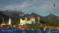 Archived image Webcam High Palace in Füssen 06:00