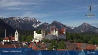 Archived image Webcam High Palace in Füssen 08:00