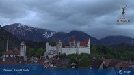 Archived image Webcam High Palace in Füssen 02:00