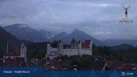 Archiv Foto Webcam Füssen: Blick auf das Hohe Schloss 02:00