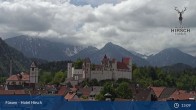 Archived image Webcam High Palace in Füssen 12:00