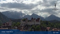 Archived image Webcam High Palace in Füssen 14:00