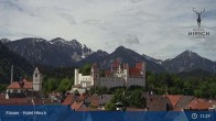 Archiv Foto Webcam Füssen: Blick auf das Hohe Schloss 10:00