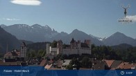 Archived image Webcam High Palace in Füssen 12:00