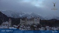 Archiv Foto Webcam Füssen: Blick auf das Hohe Schloss 07:00