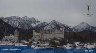 Archiv Foto Webcam Füssen: Blick auf das Hohe Schloss 10:00