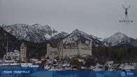 Archiv Foto Webcam Füssen: Blick auf das Hohe Schloss 12:00