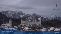 Archiv Foto Webcam Füssen: Blick auf das Hohe Schloss 07:00