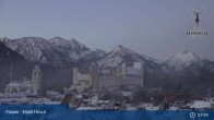 Archiv Foto Webcam Füssen: Blick auf das Hohe Schloss 07:00