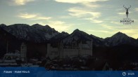 Archived image Webcam High Palace in Füssen 02:00