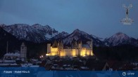 Archived image Webcam High Palace in Füssen 07:00