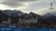 Archived image Webcam High Palace in Füssen 12:00