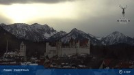 Archived image Webcam High Palace in Füssen 14:00