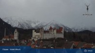 Archiv Foto Webcam Füssen: Blick auf das Hohe Schloss 08:00