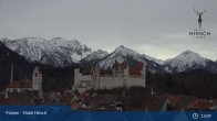 Archived image Webcam High Palace in Füssen 12:00