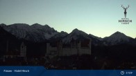 Archived image Webcam High Palace in Füssen 16:00