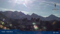 Archiv Foto Webcam Füssen: Blick auf das Hohe Schloss 14:00