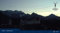 Archiv Foto Webcam Füssen: Blick auf das Hohe Schloss 00:00