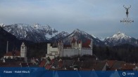 Archiv Foto Webcam Füssen: Blick auf das Hohe Schloss 07:00