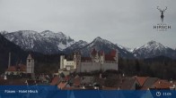 Archiv Foto Webcam Füssen: Blick auf das Hohe Schloss 10:00