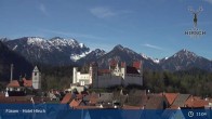 Archived image Webcam High Palace in Füssen 10:00