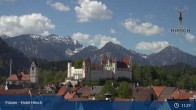 Archiv Foto Webcam Füssen: Blick auf das Hohe Schloss 10:00