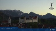 Archiv Foto Webcam Füssen: Blick auf das Hohe Schloss 02:00