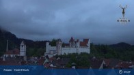 Archiv Foto Webcam Füssen: Blick auf das Hohe Schloss 02:00
