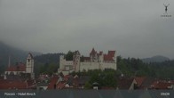 Archiv Foto Webcam Füssen: Blick auf das Hohe Schloss 08:00