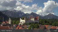 Archiv Foto Webcam Füssen: Blick auf das Hohe Schloss 10:00