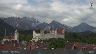Archiv Foto Webcam Füssen: Blick auf das Hohe Schloss 15:00