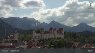Archived image Webcam High Palace in Füssen 14:00