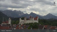 Archiv Foto Webcam Füssen: Blick auf das Hohe Schloss 10:00