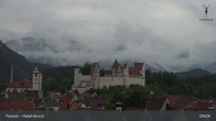 Archived image Webcam High Palace in Füssen 08:00