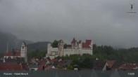 Archiv Foto Webcam Füssen: Blick auf das Hohe Schloss 12:00