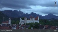 Archived image Webcam High Palace in Füssen 02:00
