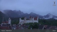 Archived image Webcam High Palace in Füssen 04:00