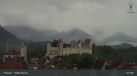 Archiv Foto Webcam Füssen: Blick auf das Hohe Schloss 06:00