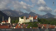 Archiv Foto Webcam Füssen: Blick auf das Hohe Schloss 07:00
