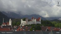 Archiv Foto Webcam Füssen: Blick auf das Hohe Schloss 08:00
